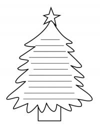 Cartão árvore de Natal