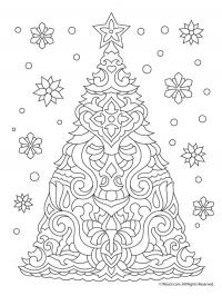 Mandala de árvore de Natal