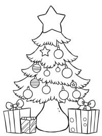 Árvore de Natal com estrela