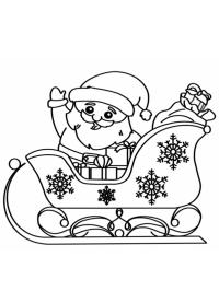 Papai Noel no trenó