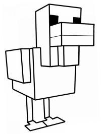 Galinha do Minecraft