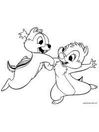 Tico e Teco dançando