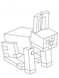 Coelho do Minecraft