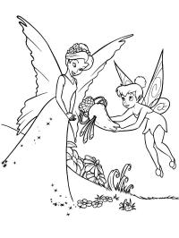 Rainha Clarion e Tinker Bell