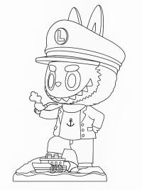 Labubu Capitão