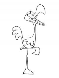Flamingo sorridente