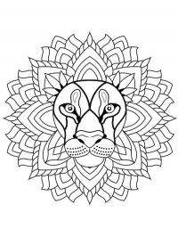 Mandala de leão