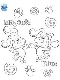 Magenta e Blue