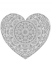 Mandala de coração