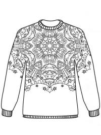 Suéter de Natal mandala