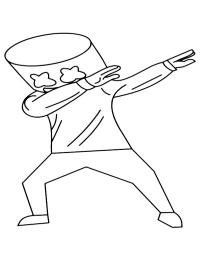 Marshmello fazendo dab