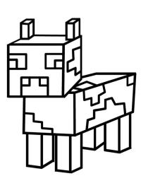 Vaca do Minecraft
