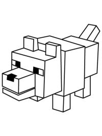 Lobo do Minecraft