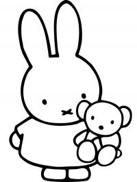 Miffy com ursinho