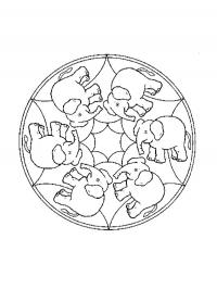 Mandala de elefante
