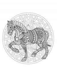 Mandala de cavalo