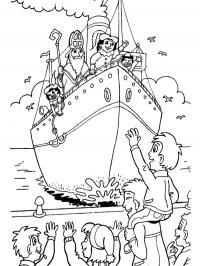 Navio a vapor do Papai Noel