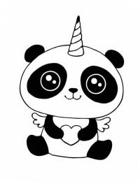 Panda unicórnio
