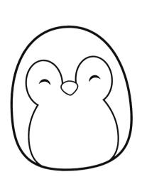 Squishmallows Pinguim Puff