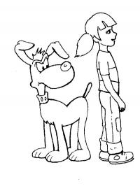 Penny e cachorro Brain