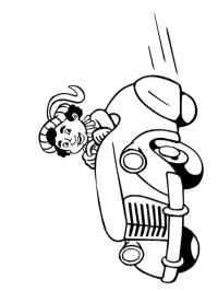 Pedrinho no carro