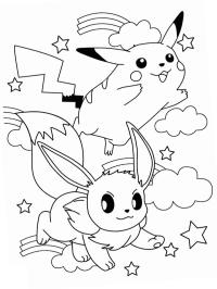Pikachu e Eevee