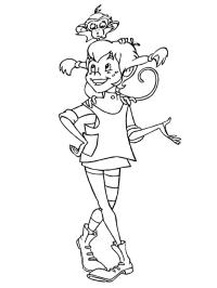 Pippi Meialonga e o macaquinho Senhor Nilsson
