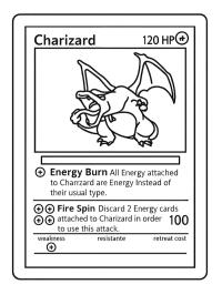 Carta Pokémon Charizard Shadowless