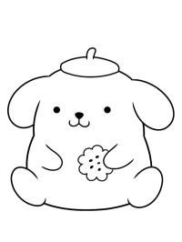 Pompompurin com biscoito