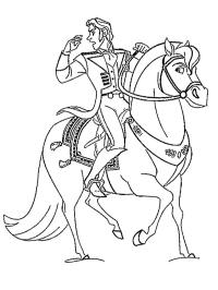 Príncipe Hans em seu cavalo