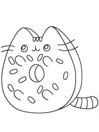 Pusheen de donut