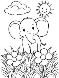 Elefante fofo