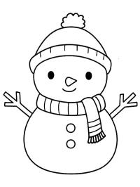 Boneco de neve fofinho