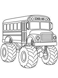 Monster truck &ocirc;nibus escolar