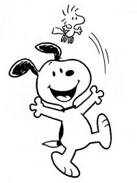 Snoopy com Woodstock