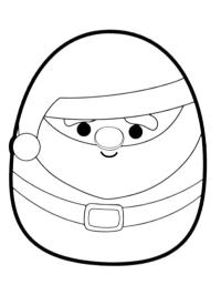 Squishmallows Papai Noel Nick