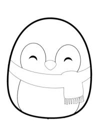 Squishmallows Pinguim Luna