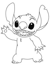 Stitch dando tchau