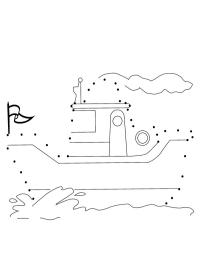Desenhar um barco a vapor