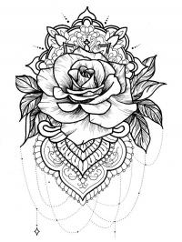 Mandala de tatuagem