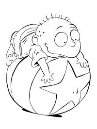 Tommy brinca com a bola