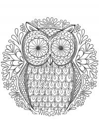 Mandala de coruja