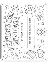 Diploma do Dia dos Pais