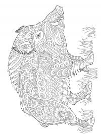 Mandala de porco