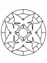Mandala de borboleta