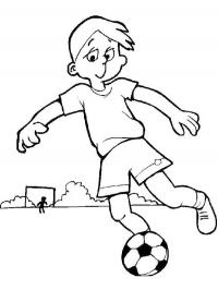 Jogando futebol