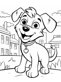 Cachorro feliz