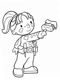 Wendy pintando