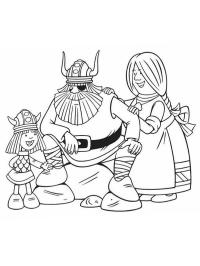 Vickie, Halvar e Ylva