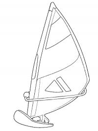 Praticante de windsurf